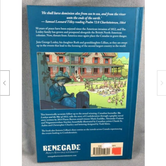 The Loxleys and Confederation Hardcover 2015 Hard Cover Zuehlke Military History - Picture 2 of 2